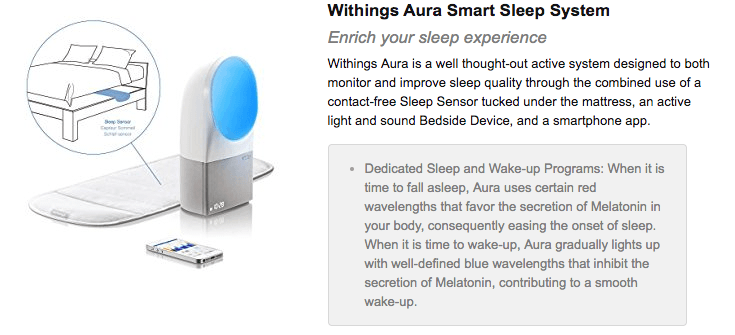 Withings Aura - Smart Sleep System - TEK-Shanghai