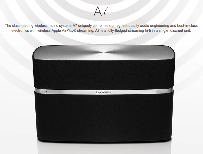 bowers and wilkins a7 for sale