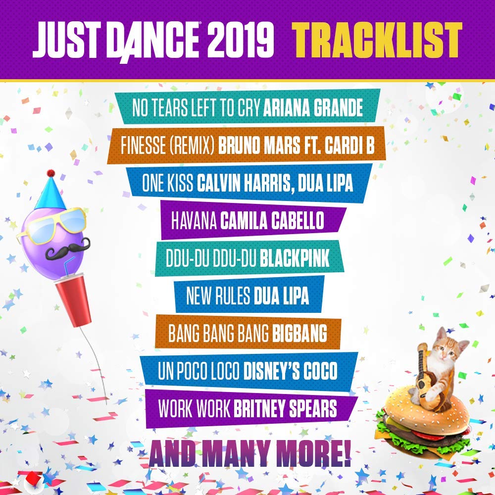 just dance 2021 switch song list