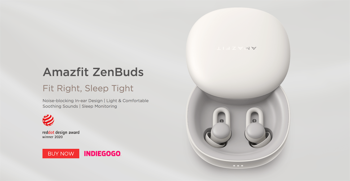 Amazfit - ZenBuds Fit Right, Sleep Tight, sleeping better with 