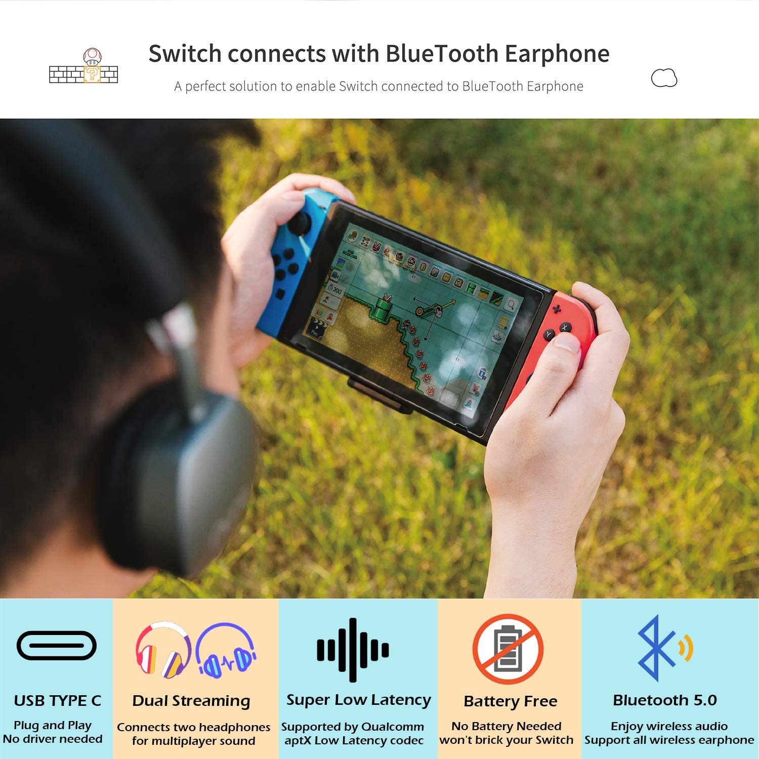 Adaptateur Bluetooth GuliKit Route Air pour Nintendo Togo