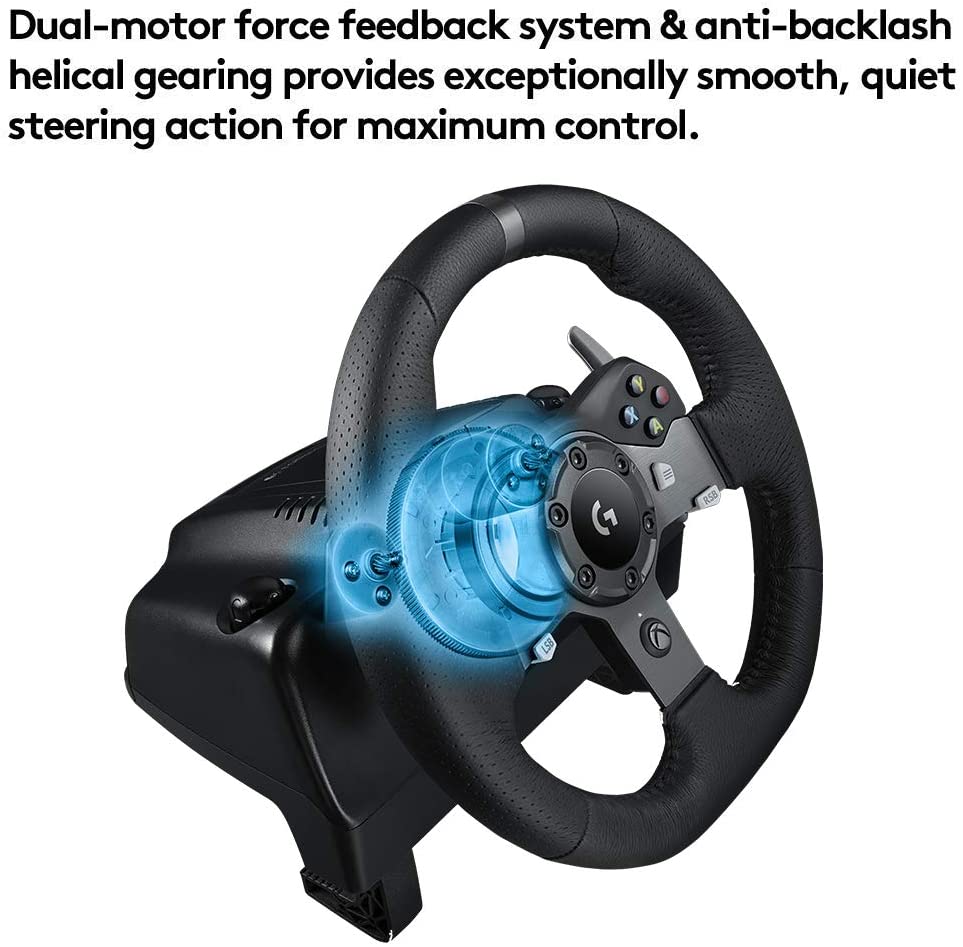 Logitech G920 (XBOX)Driving Force Racing Wheel + Logitech G Driving Shifter Bundle - TEK-Shanghai