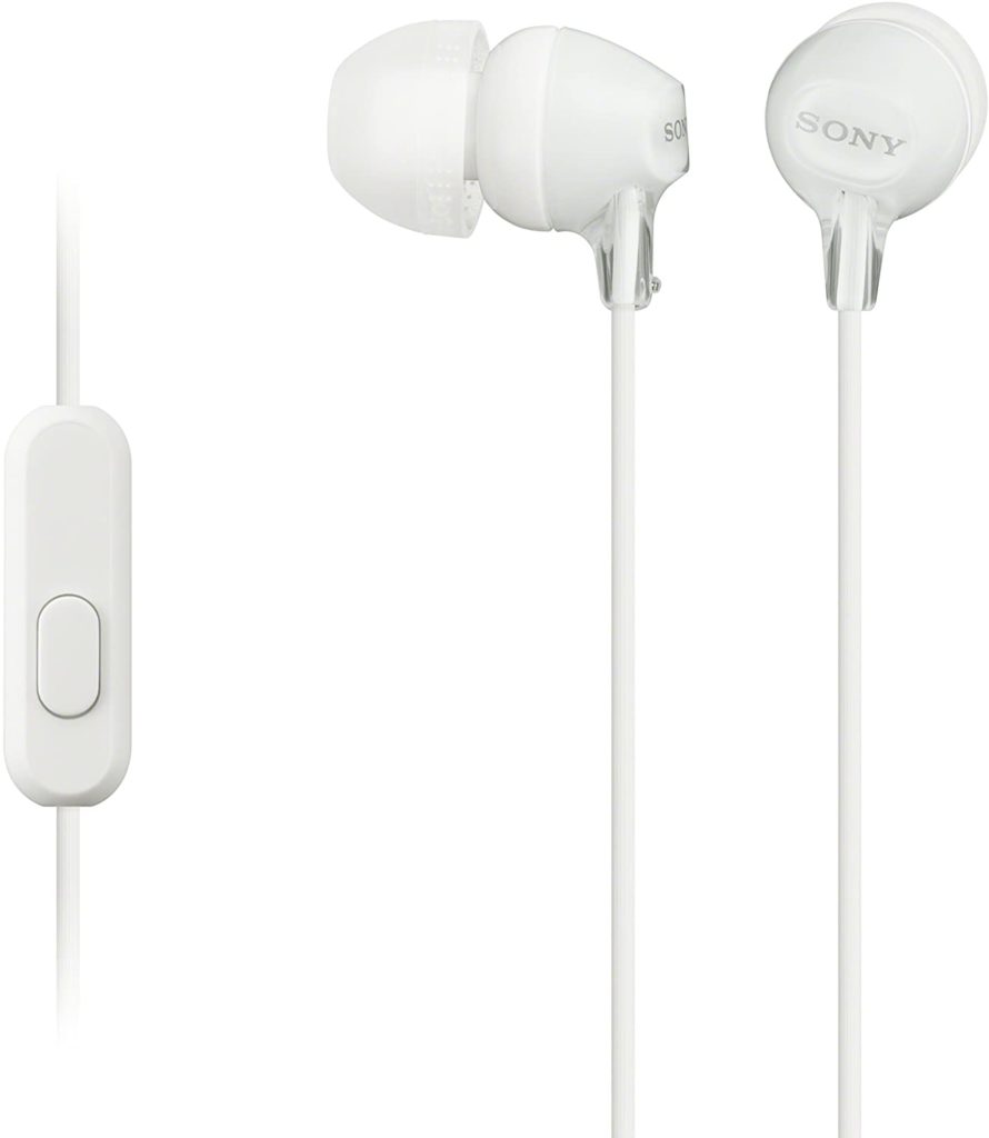 Sony MDREX15AP InEar Earbud Headphones with Mic TEKShanghai