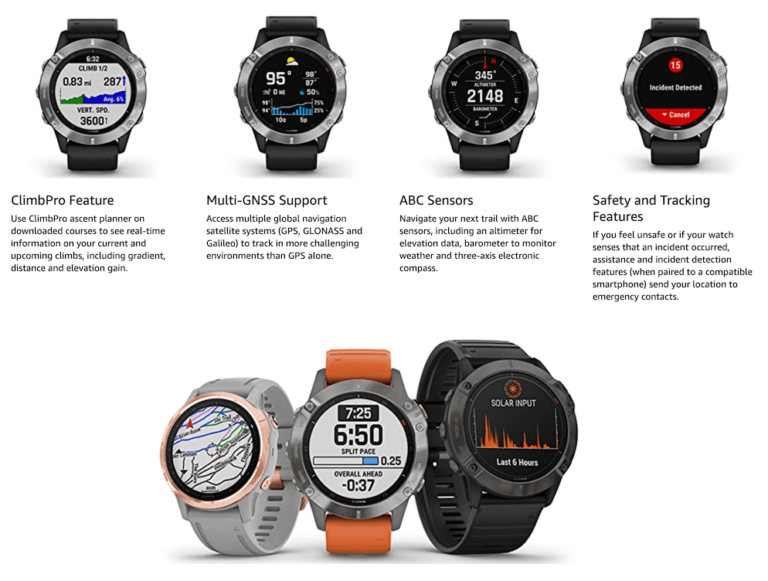 fenix 5 sensors